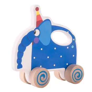 Деревяшки Каталка "Слон Ду-Ду"