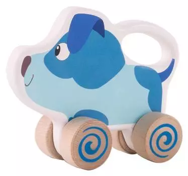 Деревяшки Каталка "Собачка Гав-Гав"