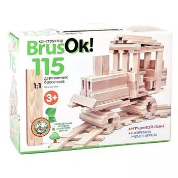 Десятое Королевство Конструктор "BrusOк!" 115 элементов