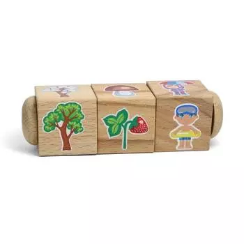 ДЕСЯТОЕ КОРОЛЕВСТВО Кубики "Времена года на оси"