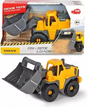 Dickie Toys Автопогрузчик Volvo, 26 см, 3724002