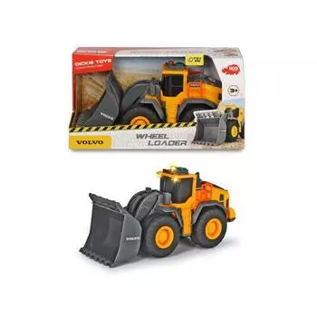 Dickie Toys Колесный погрузчик "Volvo" 23 см, свет, звук, 3723003