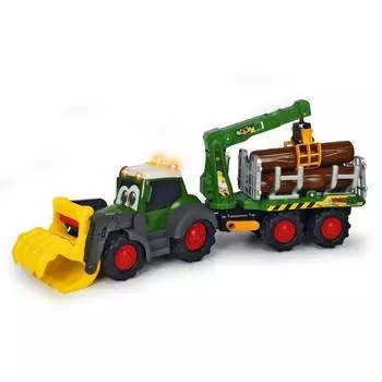 Dickie Toys Лесовоз Happy Fendt, 65 см, свет, звук, 3819003