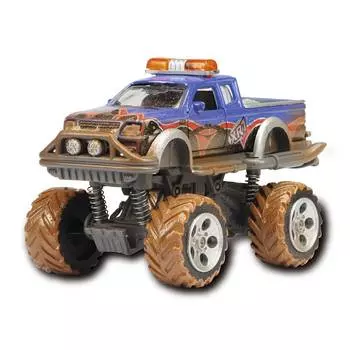 Dickie Toys Машина Внедорожник имитация грязи, 15 см, синий