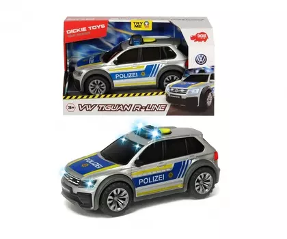 Dickie Toys Машинка "Полицейский автомобиль VW Tiguan R-Line" 25 см, свет, звук, 3714013