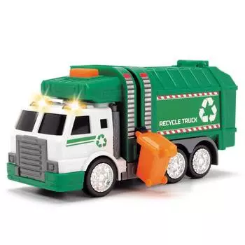 Dickie Toys Мусоровоз Recycling Truck, свет, звук, 15 см