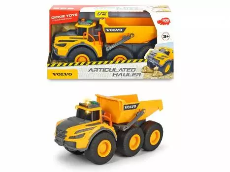 Dickie Toys Самосвал "Volvo" 23 см, свет, звук, 3723004