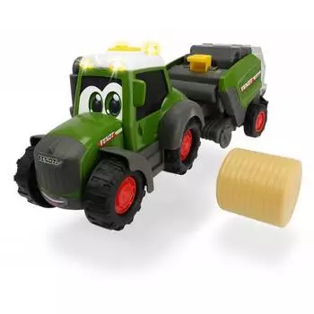 Dickie Toys трактор "Happy Fendt с прессом для сена" 30 см, свет, звук, 3815001