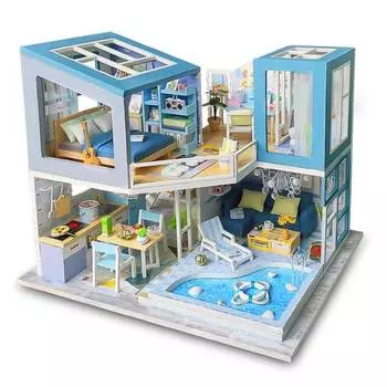 DIY Mini House Румбокс "Голубая мечта"