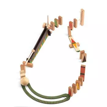 DJECO Деревянный конструктор Zig &amp; Go, 27 деталей