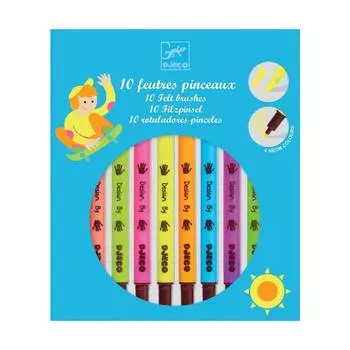 DJECO Набор двухсторонних фломастеров, 10 шт