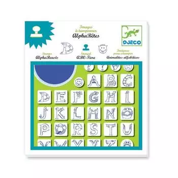 DJECO Набор штампов "Алфавит"