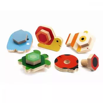 DJECO Сортер "Прикрути основание"