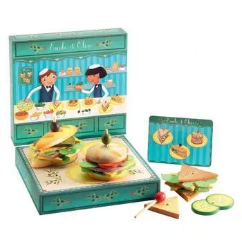 DJECO Сюжетно-ролевая игра "Сэндвичи от Эмиля и Олив"