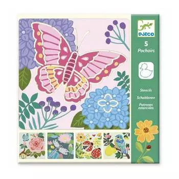 DJECO Трафареты "В саду"