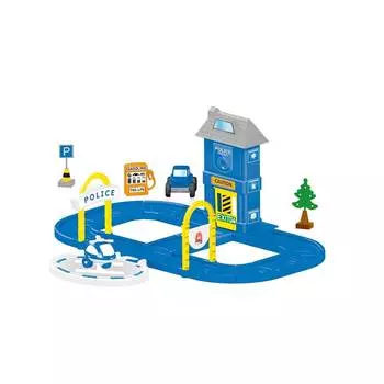 Dolu Игровой набор полицейская станция с круговой дорогой