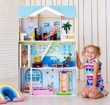 Дом для кукол PAREMO "Лацио", с мебелью