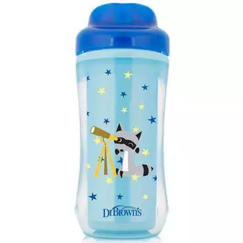 Dr.Brown's Чашка-термос без носика, синяя, 300 мл