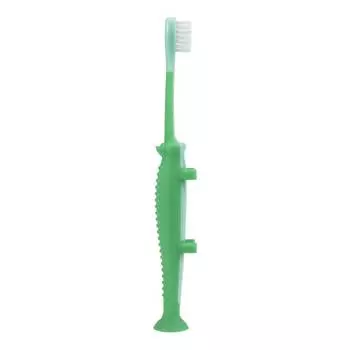 Dr. Brown's Детская зубная щетка "Крокодил", зелёная