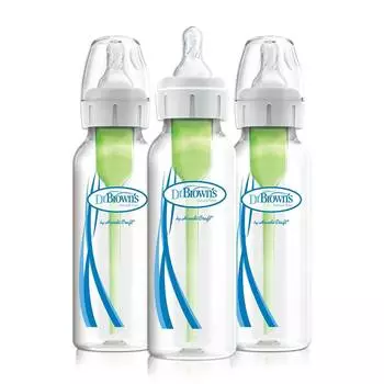Dr.Brown's Набор из 3-х антиколиковых бутылочек с узким горлышком "Options", 250 мл