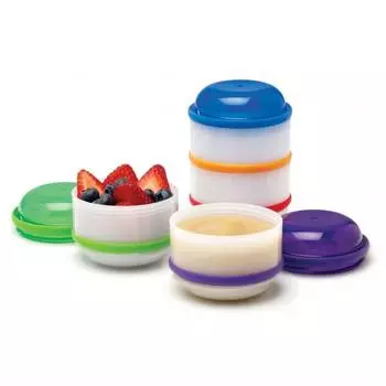 Dr.Brown's Snack-A-Pillar Набор из 4-х чашек-контейнеров, с крышками