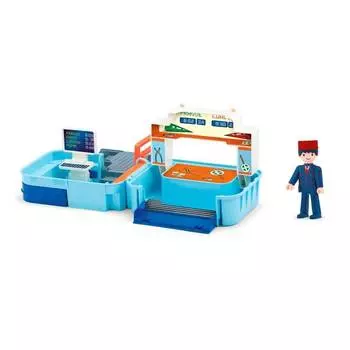 Efko Игровой набор Диспетчерская с фигуркой диспетчера, в чемоданчике