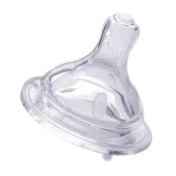 Everyday Baby Соска силиконовая антиколиковая для бутылочек для густых смесей, от 6+ мес., 2 шт.