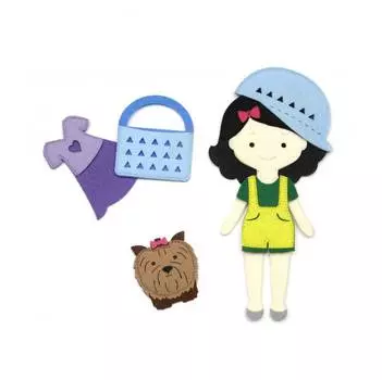 Фетров Игровой набор "Одень куклу. На прогулку"