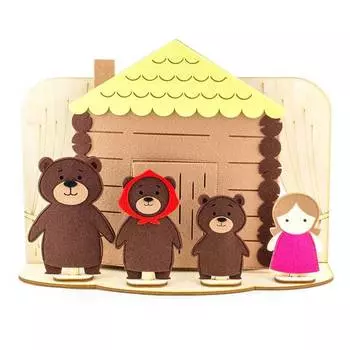 Фетров Настольный театр "Три медведя"