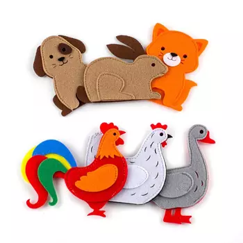 Фетров Пальчиковый театр "Домашние обитатели - 2"