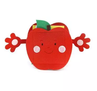 Фетров Развивающая книжка "Яблоко", по методике Э. Сегена