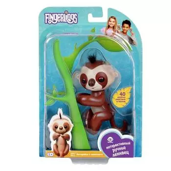 FINGERLINGS "Ленивец Кингсли" - интерактивная игрушка