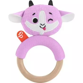 Fisher-Price Погремушка "Козлик", розовая