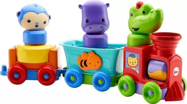 FISHER-PRICE "Несмышленое сафари" - развивающая игрушка-поезд