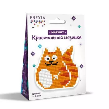 Фрея Кристальная мозаика "Магнит. Котик"