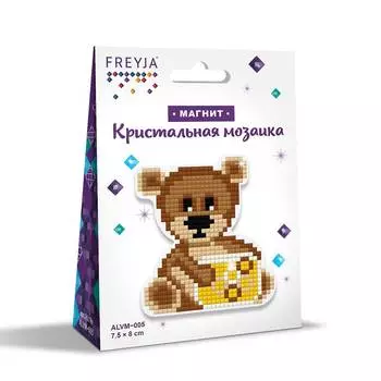 Фрея Кристальная мозаика "Магнит. Медвежонок"