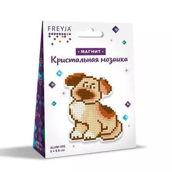 Фрея Кристальная мозаика "Магнит. Собачка"