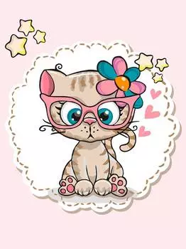 Фрея Набор для раскрашивания по номерам "Милая я!" №16, 30х40 см