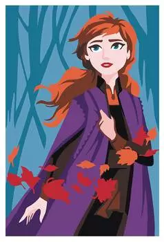 Фрея Набор для раскрашивания по номерам "Принцесса Анна" №06, 20x30 см