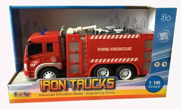 FUN TOY Машина пластиковая Машина пожарная, 44404/6