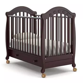 Gandylyan Детская кроватка "Джозеппе", махагон