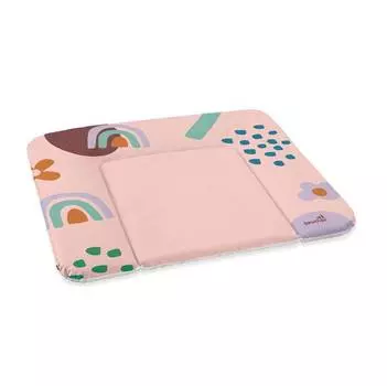 Geuther Матрас для пеленания 85х72, 77, розовый с цветами