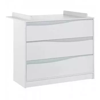 Geuther Пеленальный комод Wave, белый/пастель