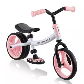 Globber Беговел GO BIKE DUO, бело-розовый