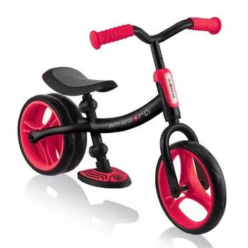 Globber Беговел GO BIKE DUO, черно-красный
