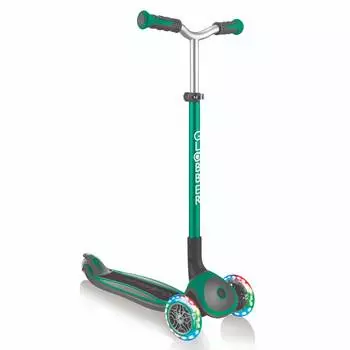 Globber Самокат Elite Master Lights, зелёный