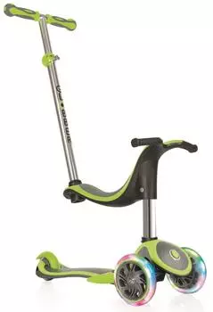 GLOBBER Самокат "EVO PLUS LIGHTS - зеленый"