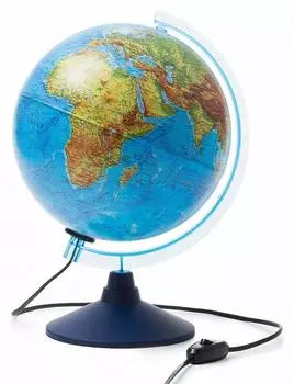 GLOBEN Глобус Физический (батарейки) Ве012100247 " 21 см