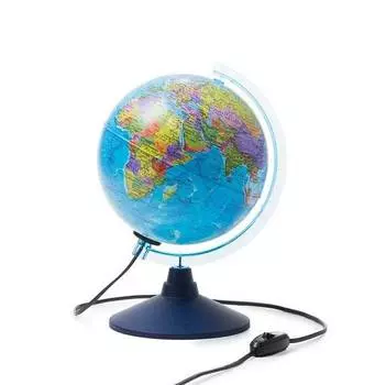GLOBEN Глобус Земли интерактивный политический с подсветкой 210 мм с очками VR INT12100294
