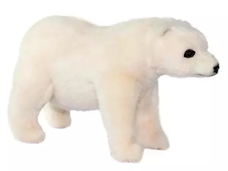 Hansa Creation "7469 Полярный медведь стоящий, 30 см"